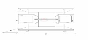 Тумба для теле-радио аппаратуры Фант 9 в Камышлове - kamyshlov.mebel-e96.ru