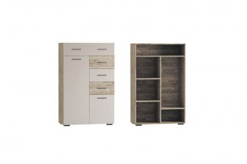 Комод Турин ЛДСП крафт серый/кашемир (ВВР) в Камышлове - kamyshlov.mebel-e96.ru