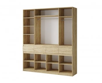 Шкаф 2000 мм Турин ЛДСП крафт серый/кашемир (ВВР) в Камышлове - kamyshlov.mebel-e96.ru