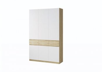 Шкаф 1500 мм Турин ЛДСП крафт/белый шагрень (ВВР) в Камышлове - kamyshlov.mebel-e96.ru