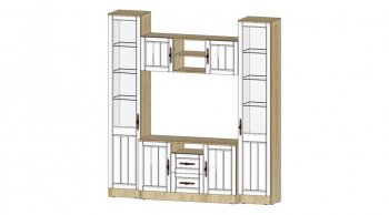 Стенка Виктория ЦС (Лин) в Камышлове - kamyshlov.mebel-e96.ru