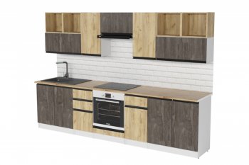 Кухонный гарнитур Виола экстра 3000 мм (Герда) в Камышлове - kamyshlov.mebel-e96.ru