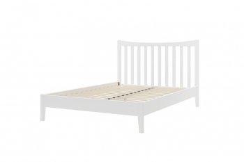 Кровать из массива Виола белый античный (БМ) в Камышлове - kamyshlov.mebel-e96.ru