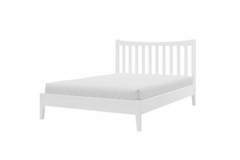 Кровать из массива Виола белый античный (БМ) в Камышлове - kamyshlov.mebel-e96.ru