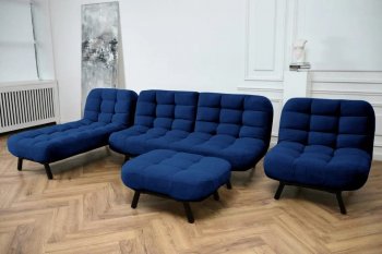 Диван Абри Синий в Камышлове - kamyshlov.mebel-e96.ru