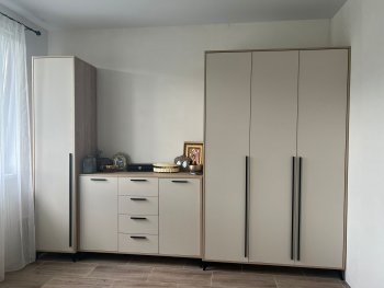 Шкаф 1360 3С2Я с ящиками Ева Сатин (Памир) в Камышлове - kamyshlov.mebel-e96.ru