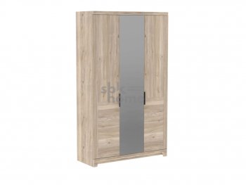 Шкаф 1400 мм Юта 3-х дверный с зеркалом (СБК) в Камышлове - kamyshlov.mebel-e96.ru