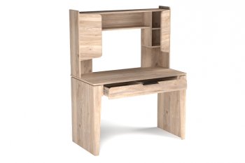 Стол письменный с надстройкой Юта (СБК) в Камышлове - kamyshlov.mebel-e96.ru